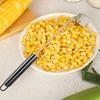 Овощечистка для кукурузы из нержавеющей стали, молотилка для кукурузы в початках, эргономичная ручка, инструмент для быстрого удаления зерен кукурузы для кухни, барбекю