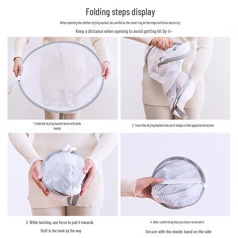 Foldable Double-Layer Sweater Drying Basket