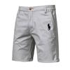 Polo Ralph Lauren Summer Pony Embroidered Cotton Solid Color Shorts for Men High Quality Casual Business Social Elastic Waist Beach Shorts