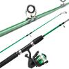 Портативный 5.2:Катушка с 1 передаточным числом и удочка длиной 1 м для начинающих. Полный набор телескопической удочки. Спиннинговая катушка. Приманка. Рыболовный крючок. Набор дорожных удочек.