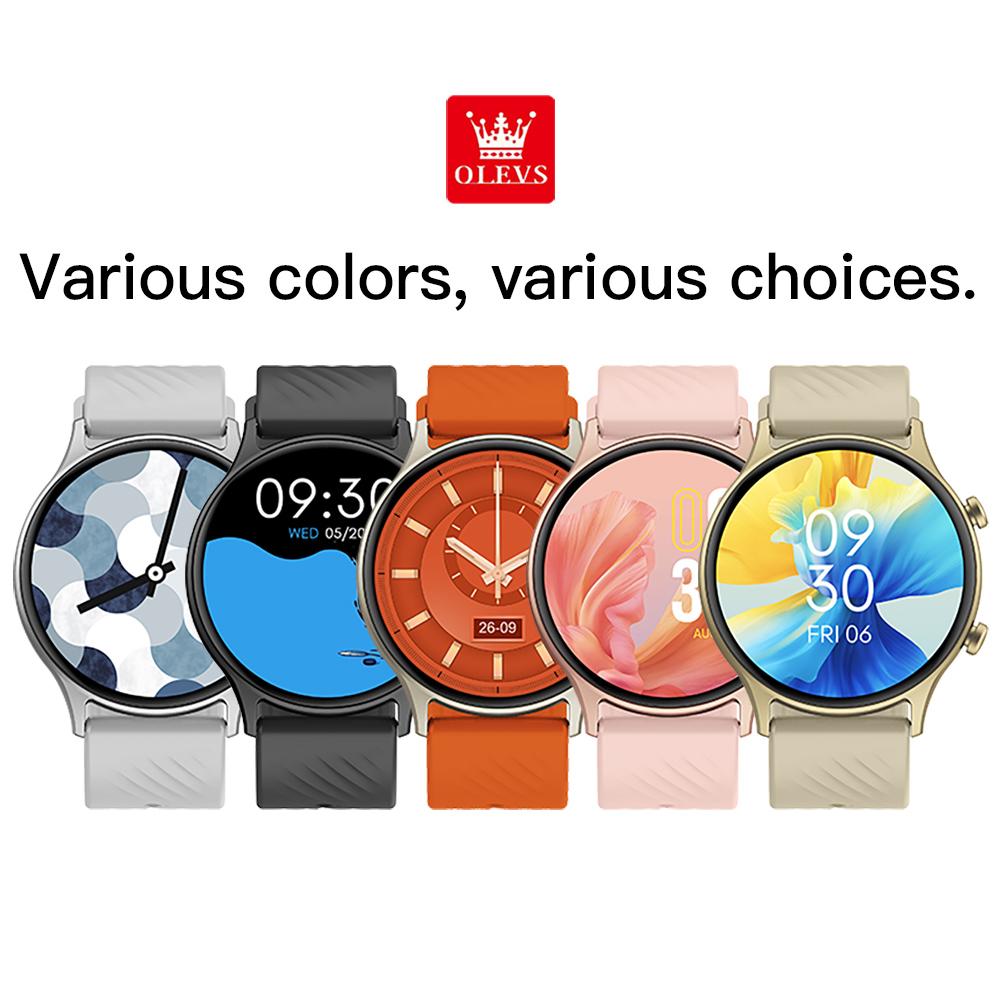 OLEVS 8204 Smart Watch Original Fashion IP67 Waterproof Sports Fitness Tracker Health Bluetooth Call Men and Women Smartwatch