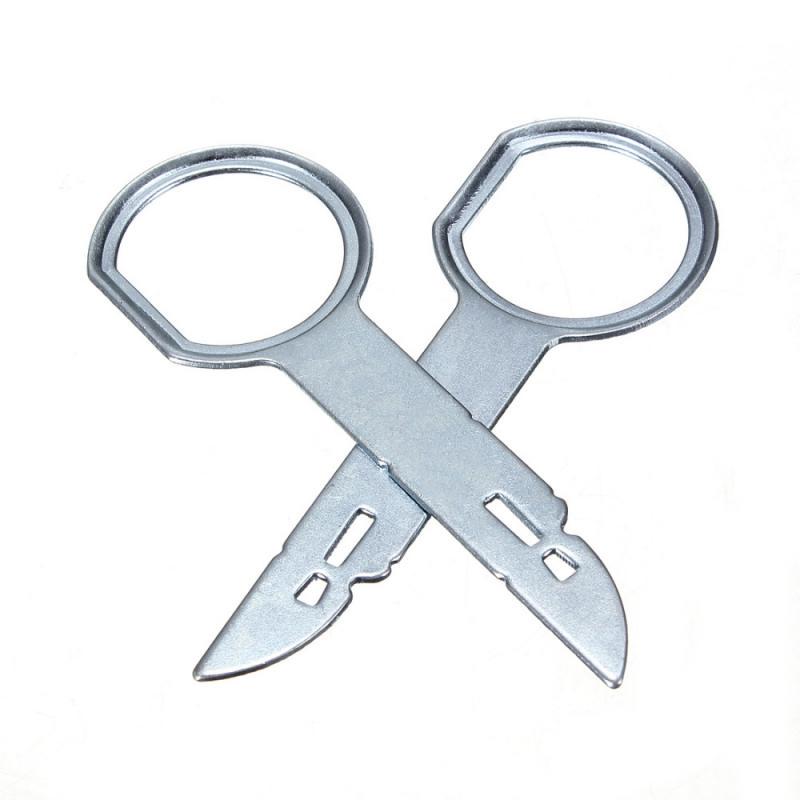 Для VW DOUBLE DIN CD стерео радио ключи для снятия извлечения разблокировки инструменты X4 инструмент для разборки автомобиля специальный инструмент для разборки