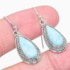 Серьги из чистого серебра 925 пробы с драгоценным камнем Natural Republic Ларимар 1,50 дюйма g2g90