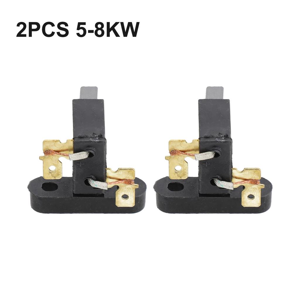 Generator Accessories 23KW 58KW Electric Copper Carbon Brush Holder Replacement For 2KW 3KW 5KW 8KW Generators 2PCS
