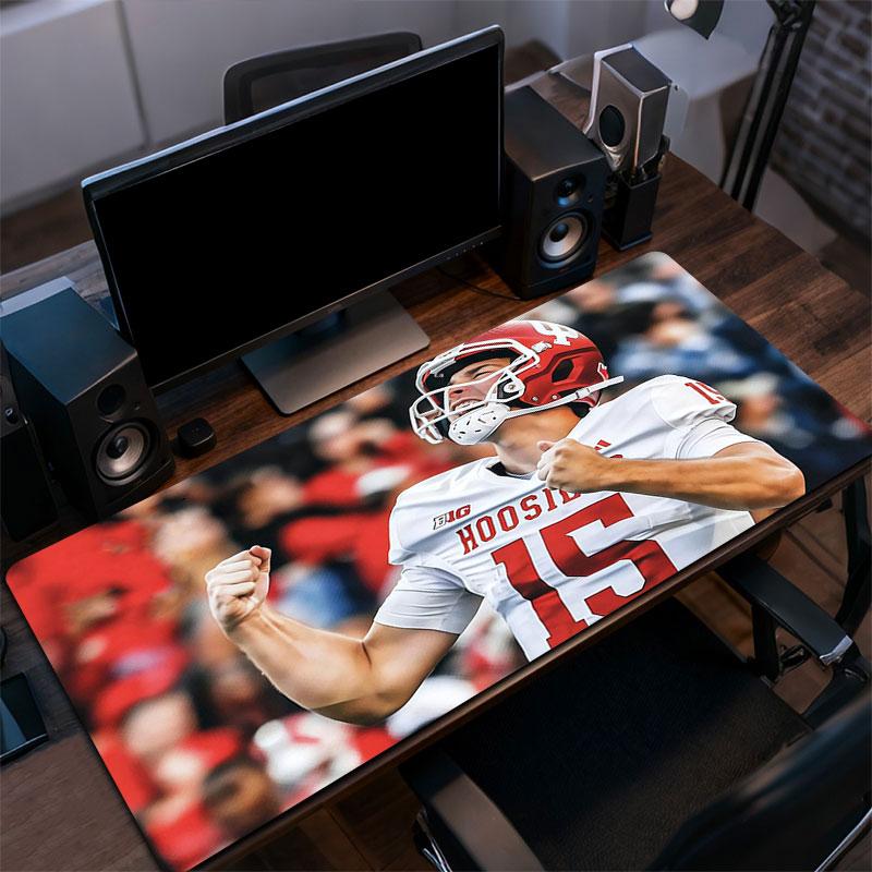 Fernando Mendoza Mouse Pad, Large Gaming Desk Mat, Non-slip XXL Mousepad for Laptop & Tablet, Mini PC Playmat with Stitched Edges