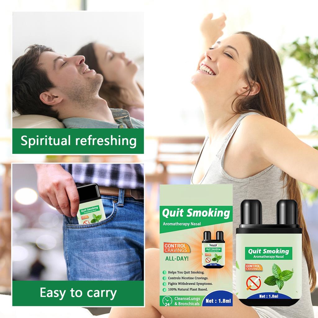 Назальная палочка с двумя отверстиями для предотвращения сонливости во время вождения Масло для назальных ингаляций