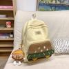 Портфель: Новый милый мультяшный школьный рюкзак для начальной и средней школы, высокая эстетика, большая вместимость, стильный, легкий, универсальный рюкзак