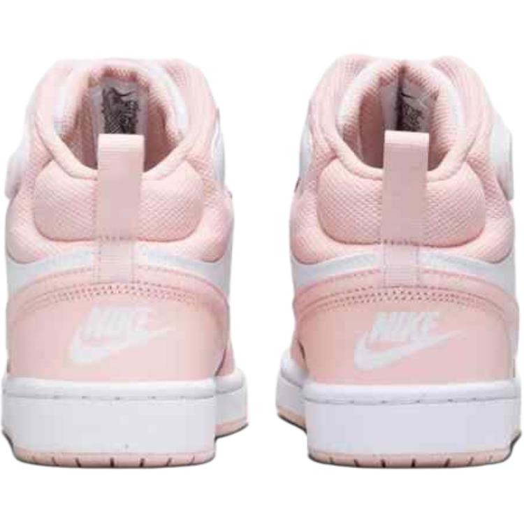 Nike Кроссовки Court Borough Mid 2 GS Белый Эхо Розовый CD7782-122