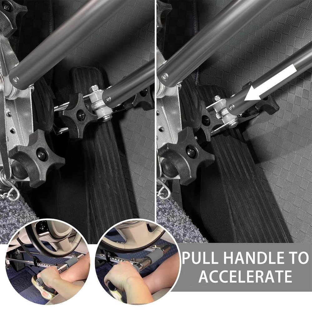 1Set Car Manual Control Device For Injured Handicap For Disabled Drivers Portable Handicap Driving Hand Controlled Drive Assist