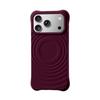 Совместимый с Apple iPhone 17 Pro Max Магнитный силиконовый чехол для телефона с рисунком волн и защитой кнопок камеры.