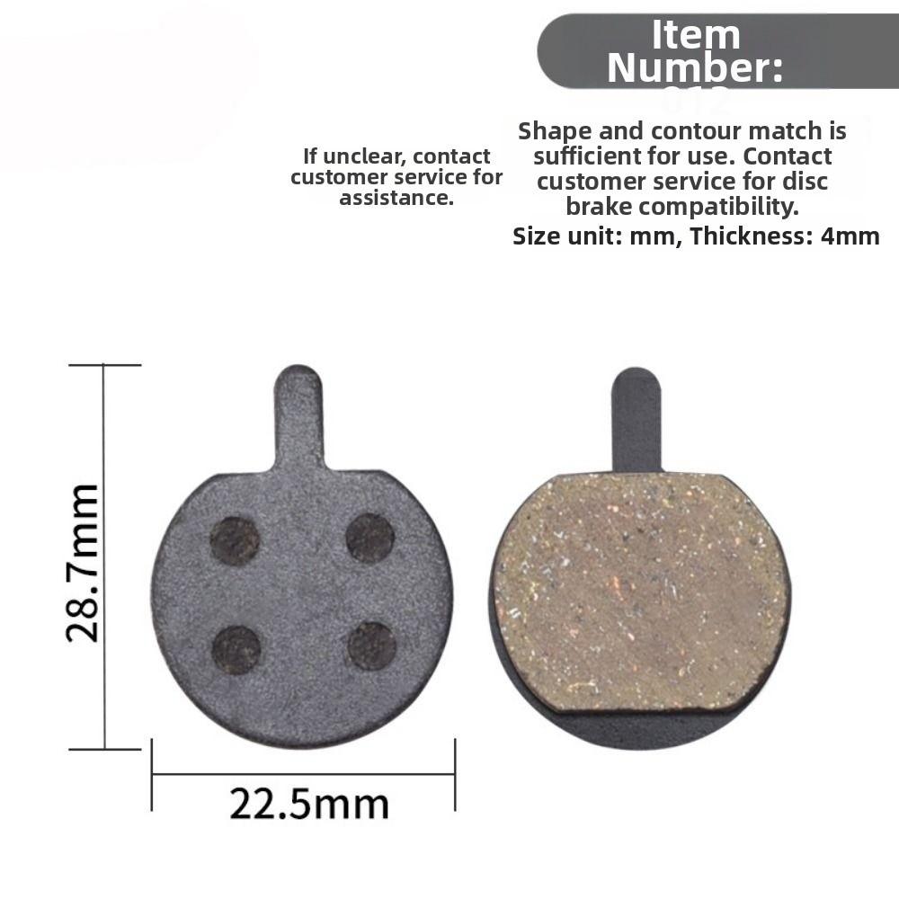 Multi-style Bike Brake Pads Pair Universal Riding Accessories for MTB Mountain Bicycle
