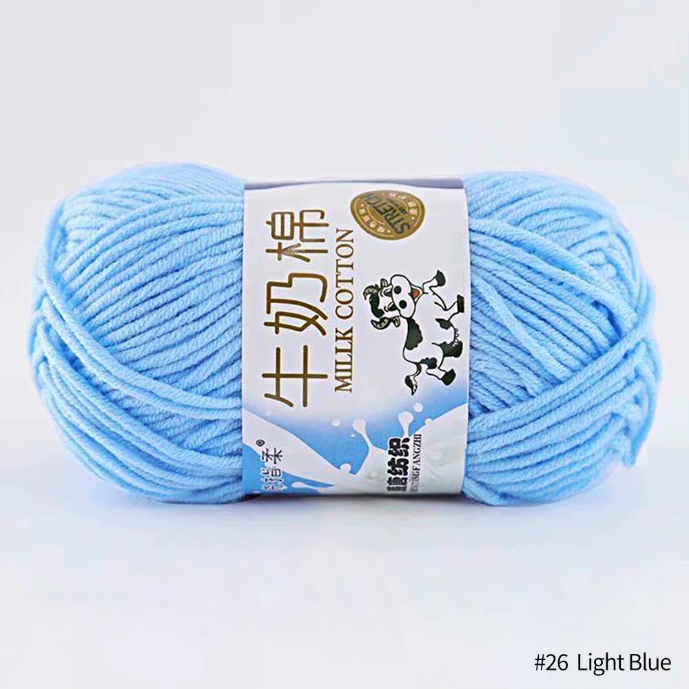FEIJIEAST 50 г/рулон молочно-хлопковой пряжи, 5-слойная нить для ручного вязания, мягкие теплые хлопковые нитки «сделай сам», детская шерсть для ручного вязания крючком, пряжа