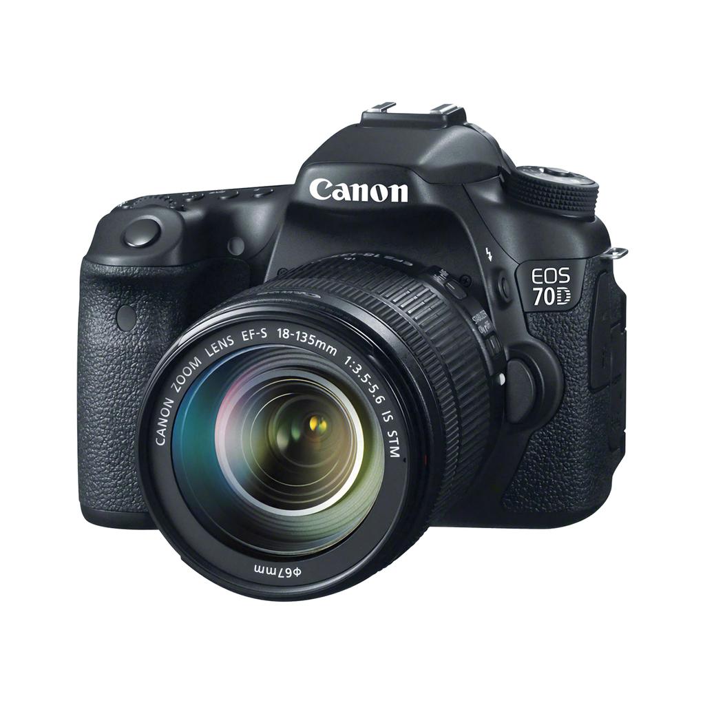 Canon Зеркальная камера EOS 70D + зум-объектив EF-S 18-135mm f/3.5-5.6 IS STM