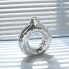 Silver Flower Pot Ornament Small Size Home Decor Vase Creative Indoor Plant Vase  for Home Decor