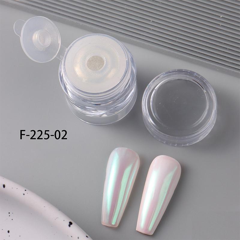 Аврора Жемчужный Хром Пудра Глиттер для Ногтей Белый Черный Лунный Свет Зеркальный Русалка Свадебный Фея Маникюр Декор Аврора Жемчужный Хром