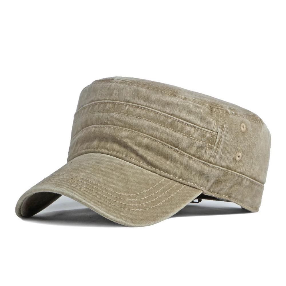 Vintage Flat Top Hat Y2k Peaked Cap Retro Visor Hat Outdoor
