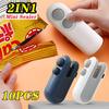 Portable Mini Sealer 2 In 1 Heat Sealer for Snacks  Home Use Rechargeable Sealer Vacuum Sealer Snacks Plastic Bag Heat Sealer