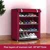 Multi-Layer Steel Shoe Rack: Dustproof, Economical Storage Solution for Dorms and Homes