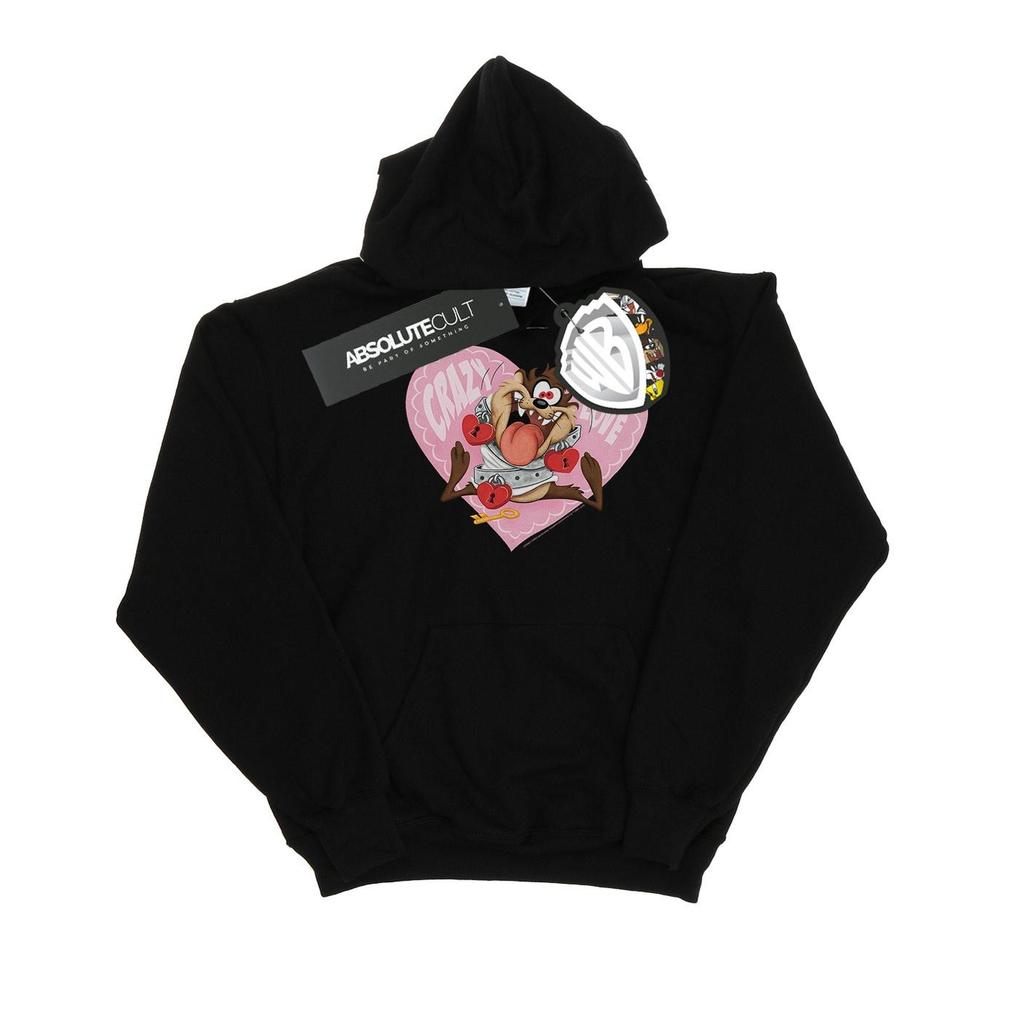 Looney Tunes Womens/Ladies Taz Valentine´s Day Crazy In Love Hoodie