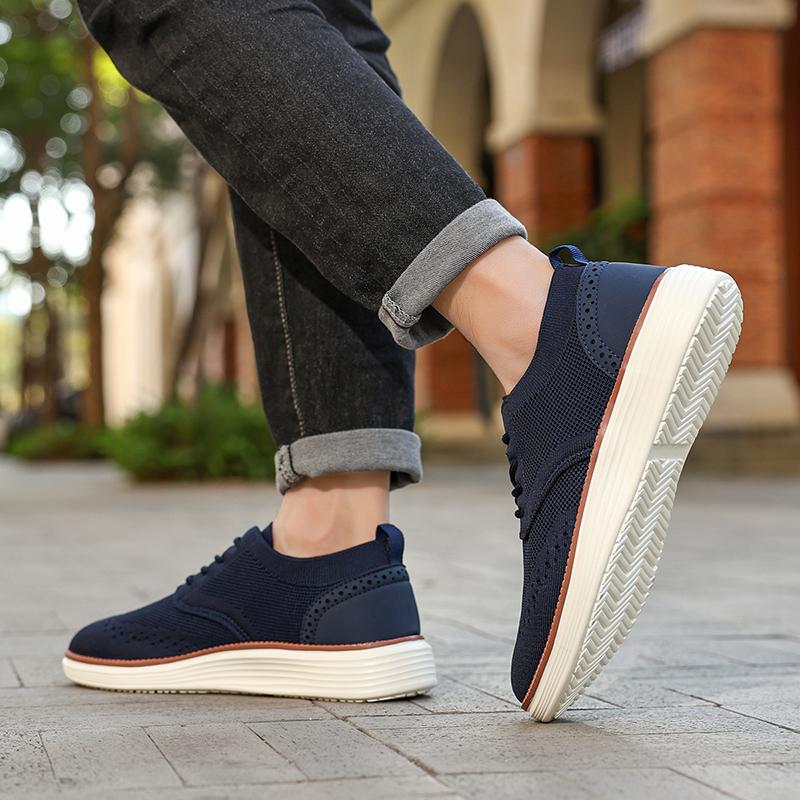 New Men'S Casual Sneaker Outdoor Comfortable Lightweight Jogging Summer Breathable Walking Mesh Soft Soled Sneaker Shoes