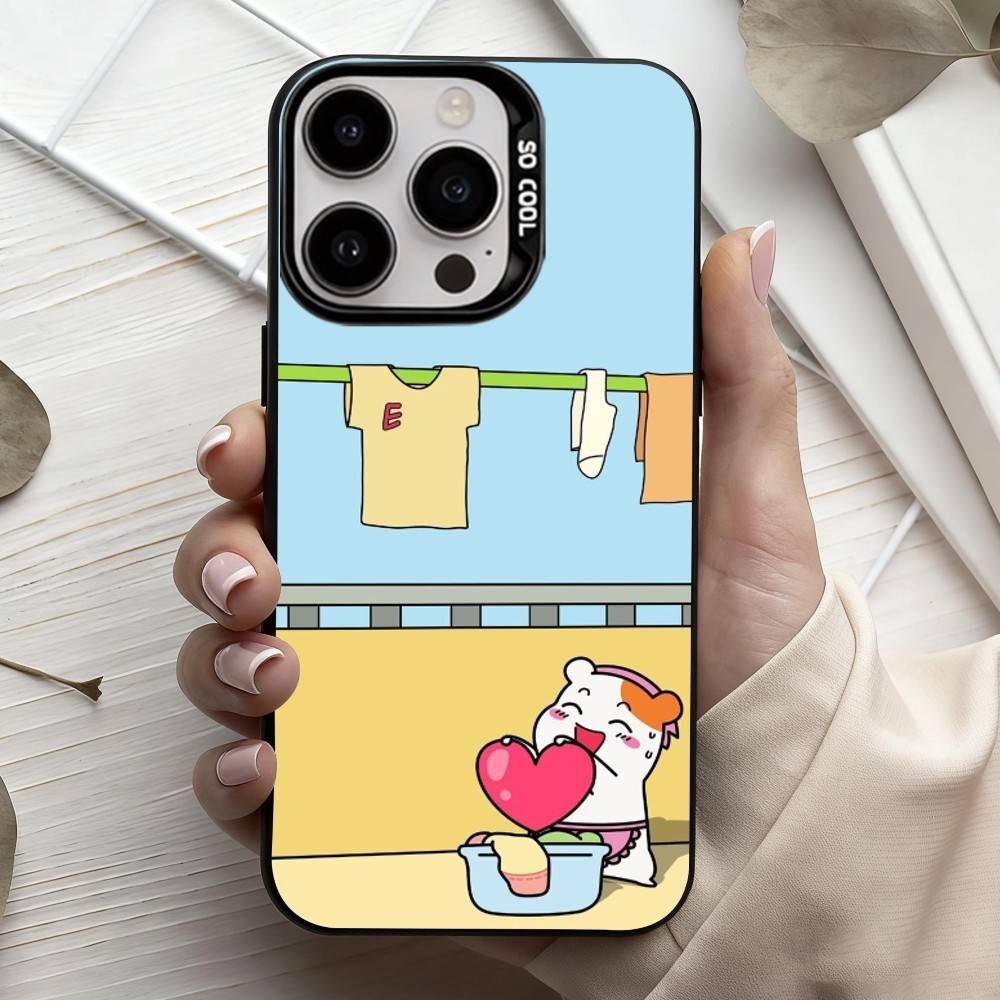 L-Lovely O-Oruchuban E-Ebichu Чехол для телефона для iPhone17,16,15,14,13,12,11 Plus,Pro Max Черный Конфетный серебристый чехол для телефона