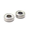 One Pair of 6202Z Bearings with Dual Side Seal Deep Groove Ball Bearing Double Metal Seal Bearing