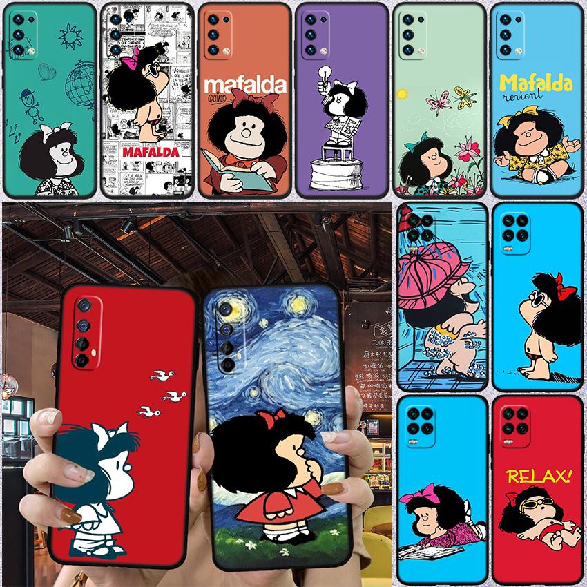 M-Mafalda Phone Case for Samsung Galaxy S20 S21 S22 Ultra FE + Plus A21S A22 A24 A25 A26 A30 A30S A31