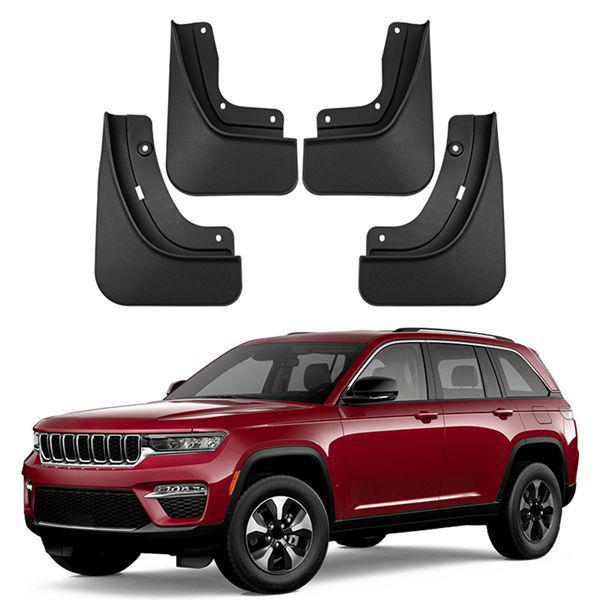 Комплект черных пластиковых брызговиков для Jeep Grand Cherokee