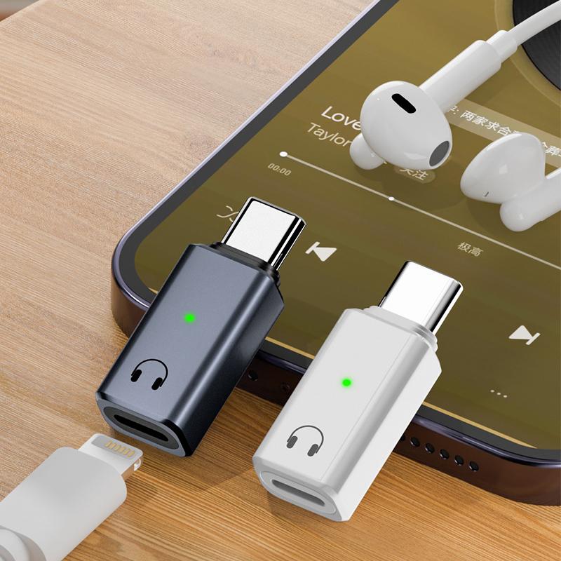 Новый Type-C Проводной Аудио Адаптер AUX для Наушников для Lightning для iPhone для iPad для Macbook Ноутбука Преобразователь Проводной Гарнитуры OTG
