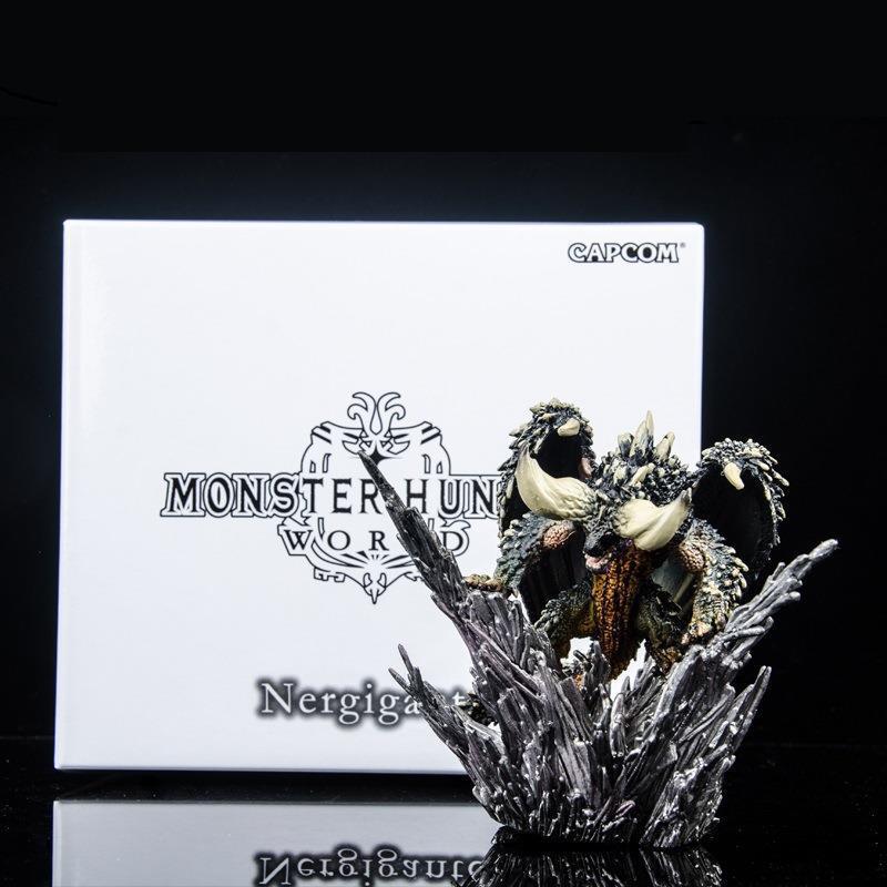 Monster Hunter Game Nergigante World Ice Ancient Dragon Pvc Action Figure Anime Figure Extinction Dragon Model Toys Doll Gift