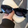 Fashion Cat Eye Small Frame Sunglasses Men's and Women's Sun Protection Glasses Fashion Retro  Designer UV400 Men Goggles
