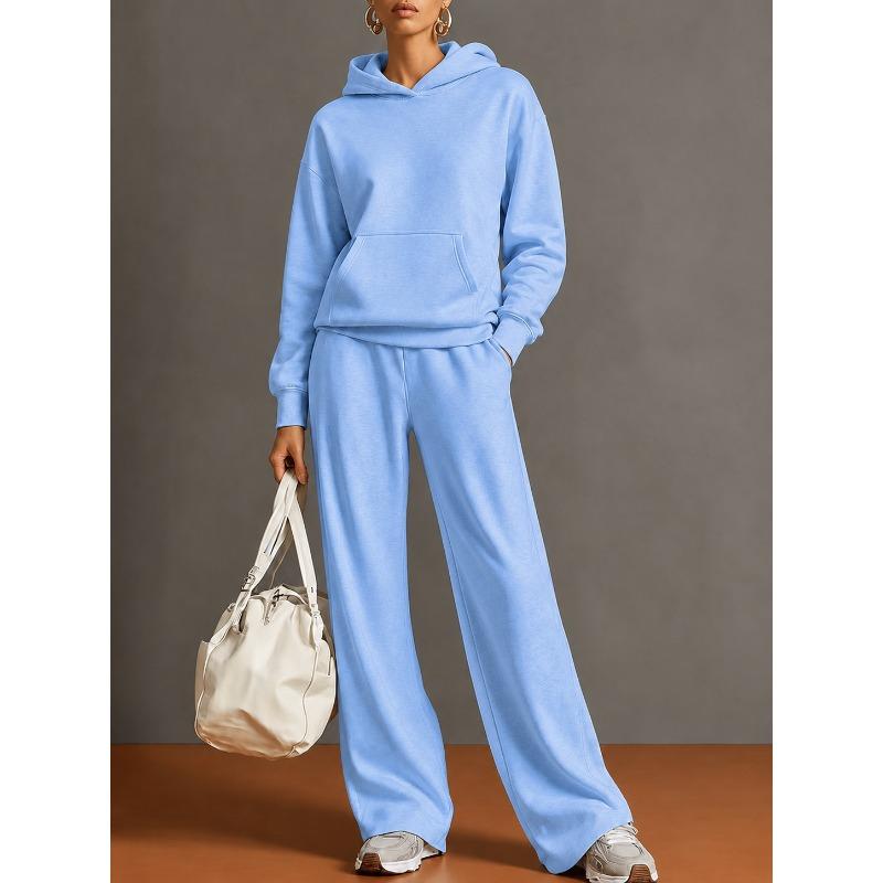 Women S Casual Loose Hoodie Sweatpants Two Piece Set