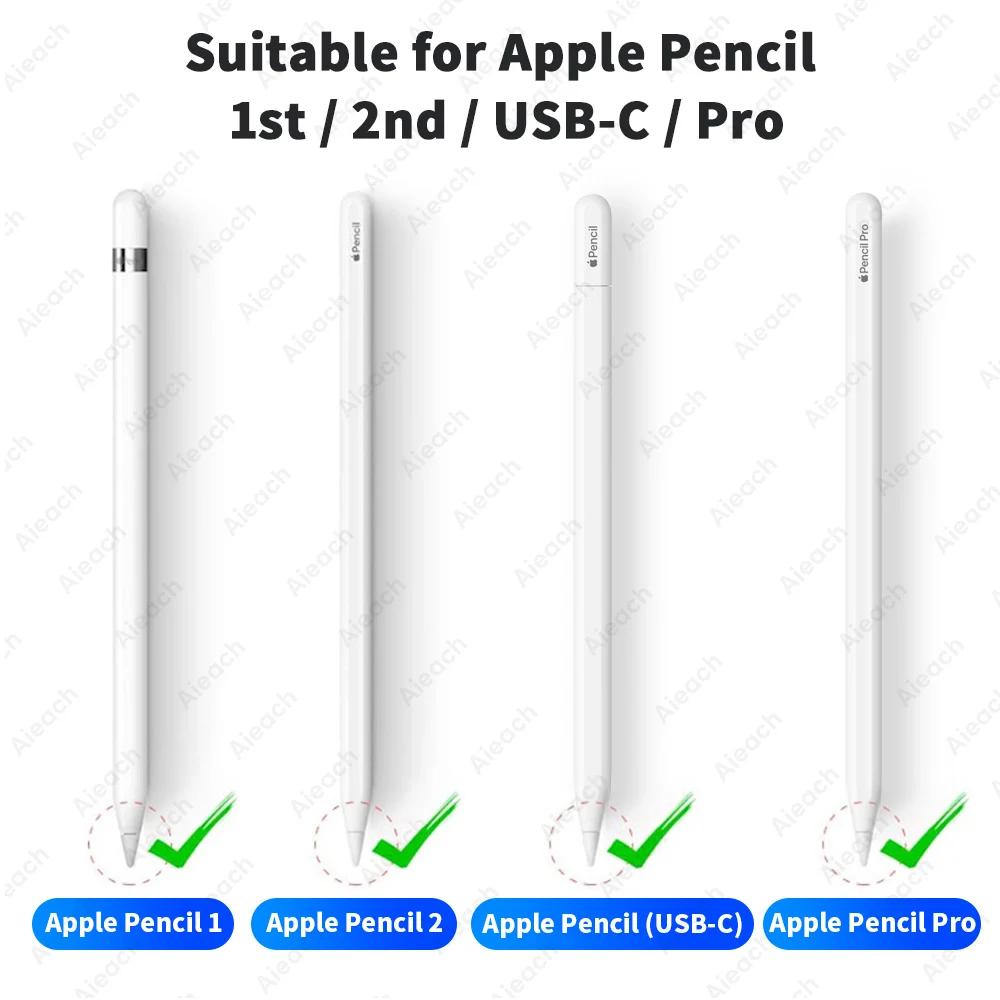 Для наконечника Apple Pencil Двухслойный Мягкий Жесткий Наконечник Пера Для Apple Pencil Pro / 1-го 2-го Поколения USB C 2B HB Аксессуары для Карандаша iPad