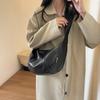 Women's Popular Dumpling Bag Crossbody Bag PU Leather Shoulder Bag Cattle Bag