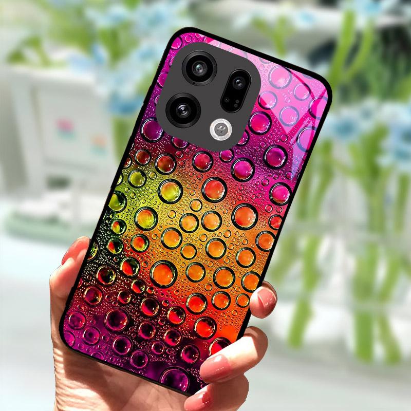 Чехол для OPPO Find X9 X9Pro X8 Pro X8S X8 Ultra Жесткий Чехол Закаленное Стекло Защитный Корпус Для OPPO FindX9 FindX8 Сумки для Телефона