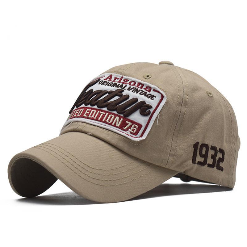 Язык Утка Шляпа 3D Вышитая Буква Особенность Высококачественная Хлопковая Шляпа Бейсболка