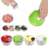 Kitchen Tool Garlic Onion Slicer Cutter Mincer Slicer Shredder Hand Chopper Kitchen Gadgets Manual Rope Food Processor