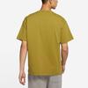 Nike Спортивная футболка Solo Swoosh с круглым вырезом, мужские топы Desert-Moss DA0321-318