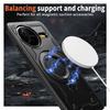 Magnetic Case For Xiaomi Redmi K80 5G/K80 Pro 5G/Poco F7 Pro 5G/F7 Ultra 5G Military Protection PC+TPU Kickstand Phone Cover