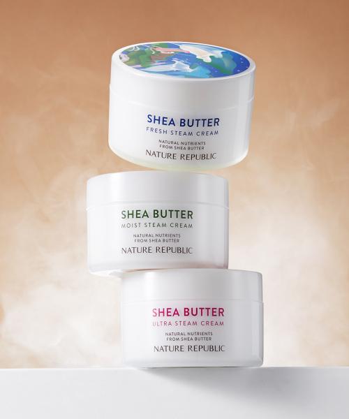 Nature Republic Shea Butter Steam Cream Moist for Normal to Dry Skin 100ml