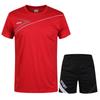 Men's Casual Sportswear Summer Fitness Short-sleeved T-shirt Quick-drying Clothes Running Loose Two-piece Set