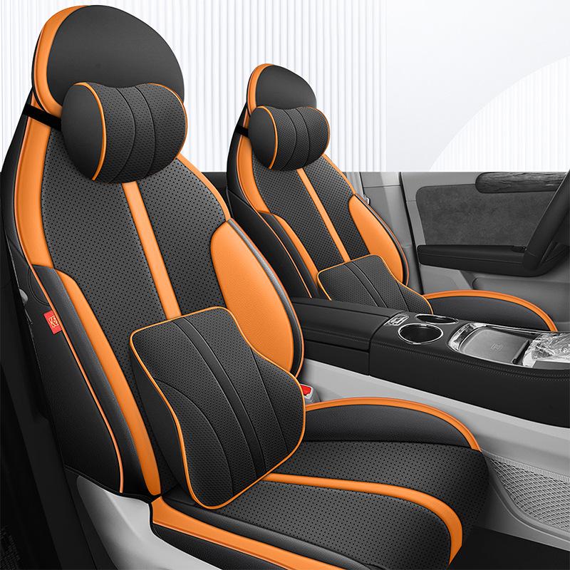 Leapmotor C11 All-Season Leather Car Seat Cover - Universal Full Coverage Cushion.