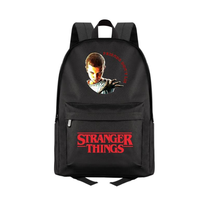 Холщовый рюкзак Stranger Things 4 большой вместимости, модный и прочный, идеально подходит для студентов