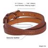 Мужские женские парные кожаные браслеты ювелирные изделия регулируемая длина обертывание кожаный браслет ручной работы браслет подарок
