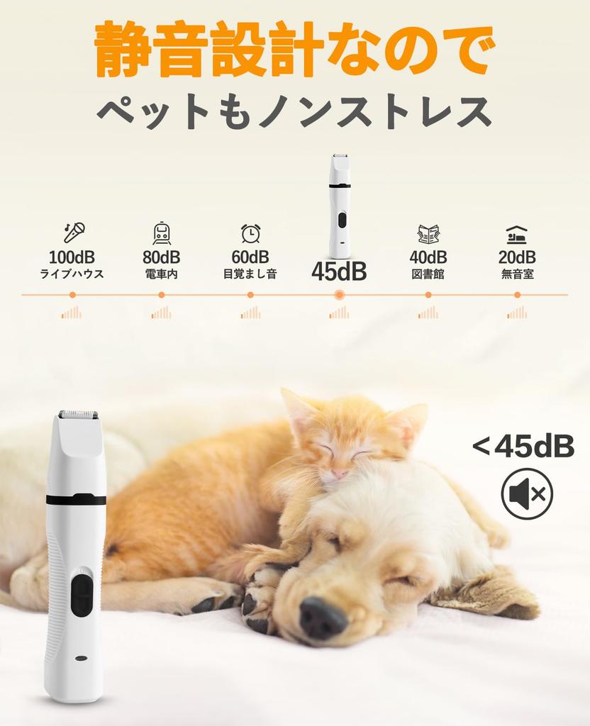 Pateker Multifunctional Pet Clippers Cat Dog Clippers with Pet Nail File For Paw Behind and Butt Areas For Detailed and Partial Sharpening For Home