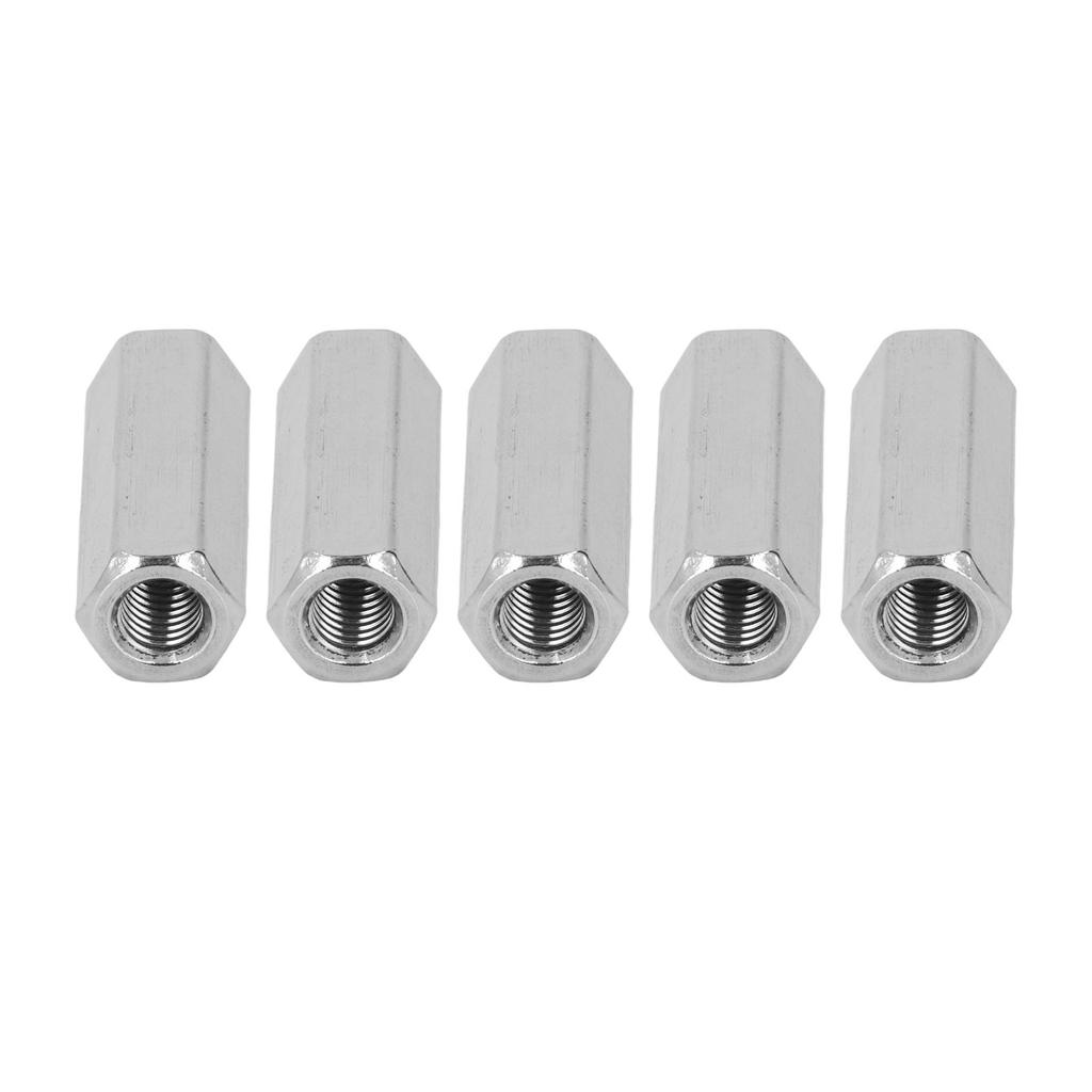 5 шт. Шестигранная соединительная гайка из нержавеющей стали 304, простая сборка, соединительная гайка M10 для болтов, шпилек