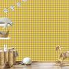 Yellow and gold checkered wallpaper for living room and bedroom 50x1000