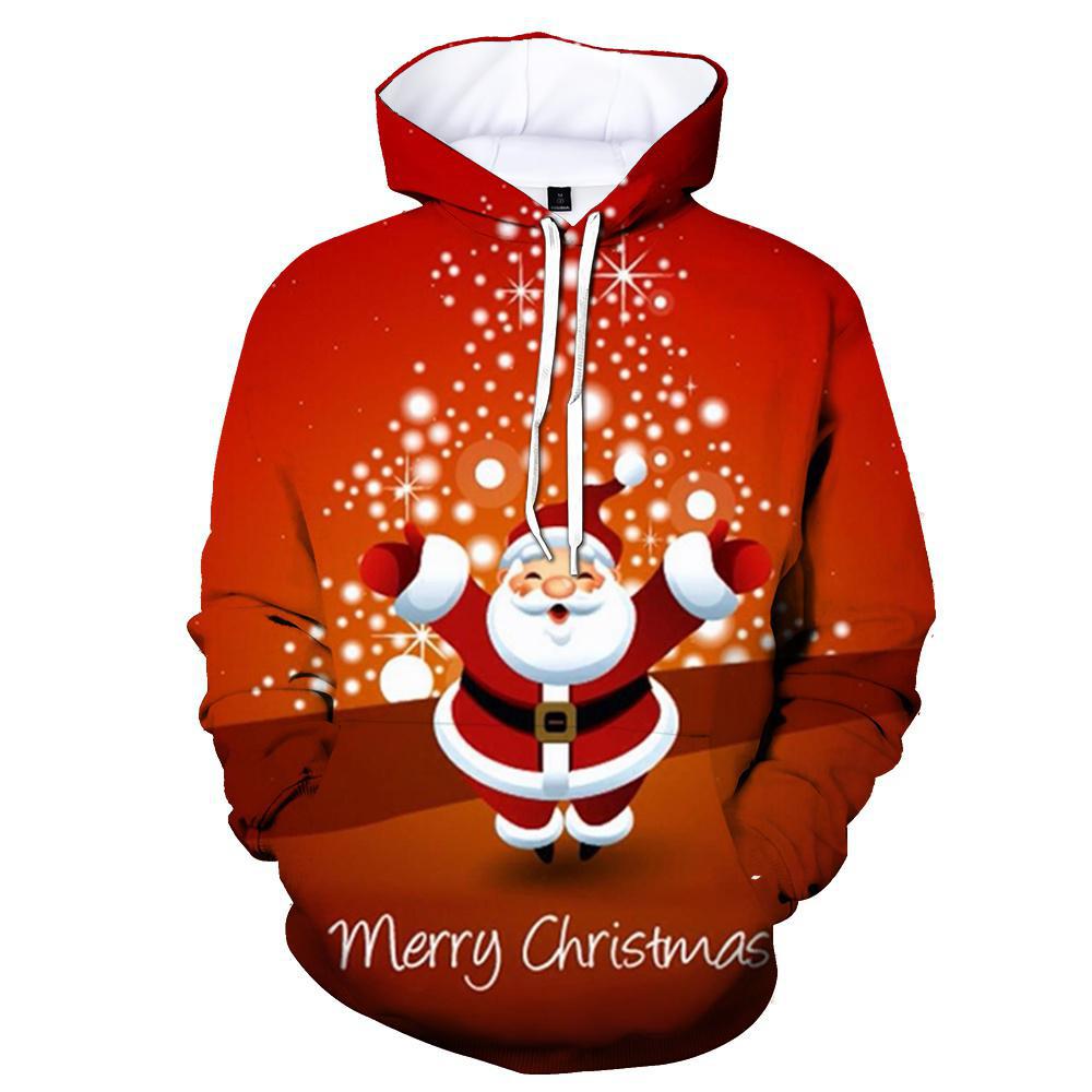 New Funny Santa Claus 3d Print Hoodies Men Women Fashion Christmas Hoodie Sweatshirt Mens Clothing Xmas Tracksuit Festival Gift