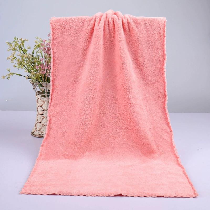 Прочное и толстое коралловое флисовое полотенце, мягкое и не линяет, хорошо впитывает влагу
