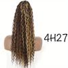 Long Curly Wavy Ponytail Hair Extensions Synthetic Drawstring Ponytail for Women - Wrap Around Style for a Natural Look Hair Accessories